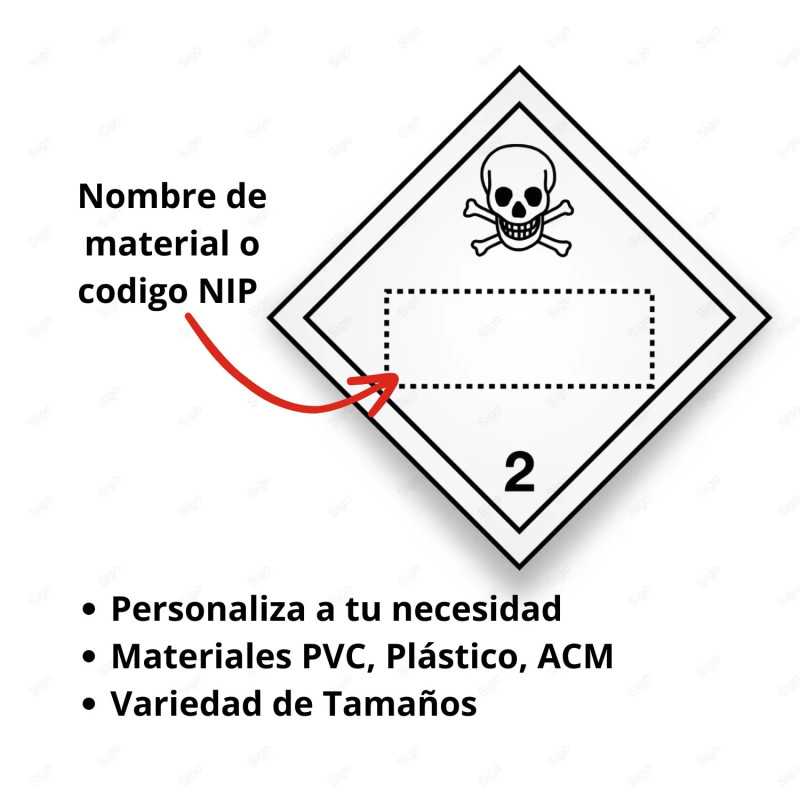 ‣ Rombo Transporte Materiales Peligrosos - Clase 2... | SIGO