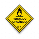 Rombo Transporte Materiales Peligrosos - Clase 5 - Peróxido Orgánico| Cod. TMP-35, Transporte Materiales Peligrosos