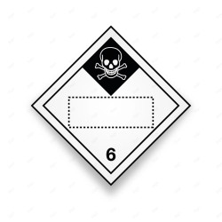 Rombo Transporte Materiales Peligrosos - Sustancia Infecciosa | Cod. TMP-44