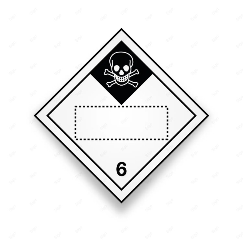 Rombo Transporte Materiales Peligrosos - Sustancia Infecciosa | Cod. TMP-44