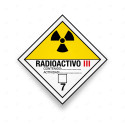 Rombo Transporte Materiales Peligrosos - Clase 6 - Radioactivo III | Cod. TMP-35, Transporte Materiales Peligrosos