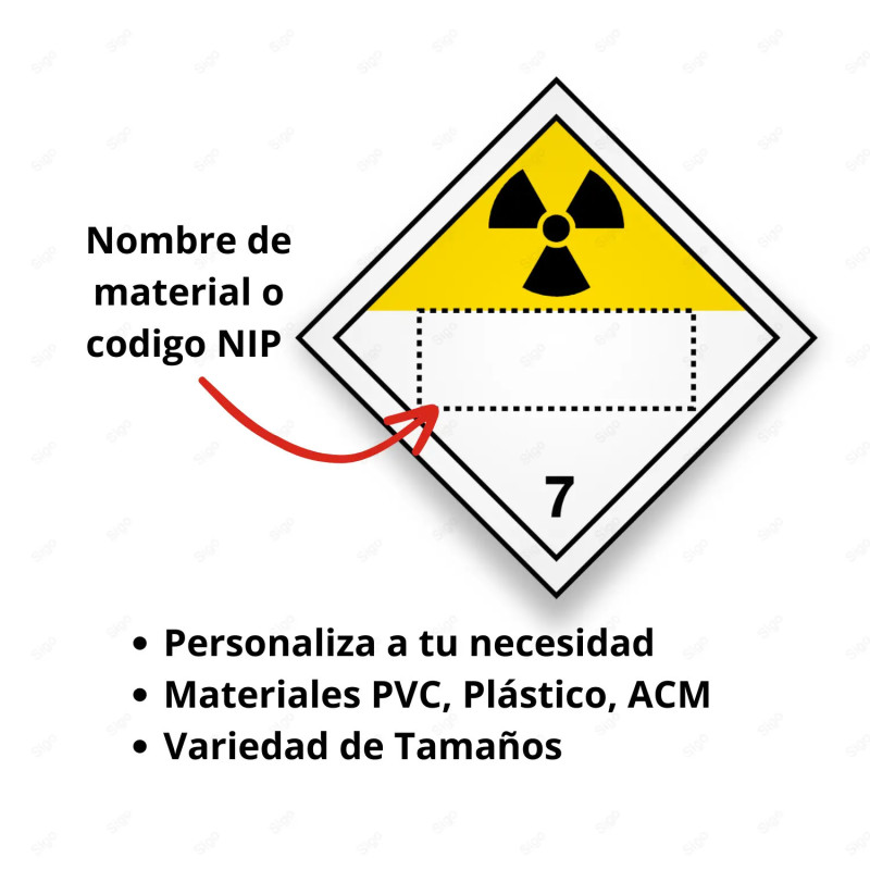 ‣ Rombo Transporte Clase 7 Amarillo/Blanco... | SIGO