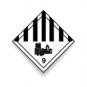 Rombo Transporte Materiales Peligrosos - Clase 9 - Baterias de Litio | Cod. TMP-35, Materiales Peligrosos