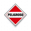 Rombo Transporte Materiales Peligrosos - Peligroso | Cod. TMP-60, Transporte Materiales Peligrosos
