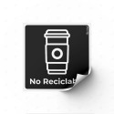 ‣ Rótulos de Reciclaje - Sticker NO Reciclable | SIGO