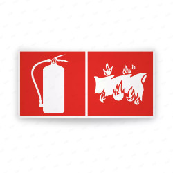 Rótulo Contra Incendios -Extintor/Manta apagafuego | Cod. CI-307