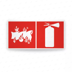 Rótulo Contra Incendios - Manta apagafuego/Extintor | Cod. CI-335