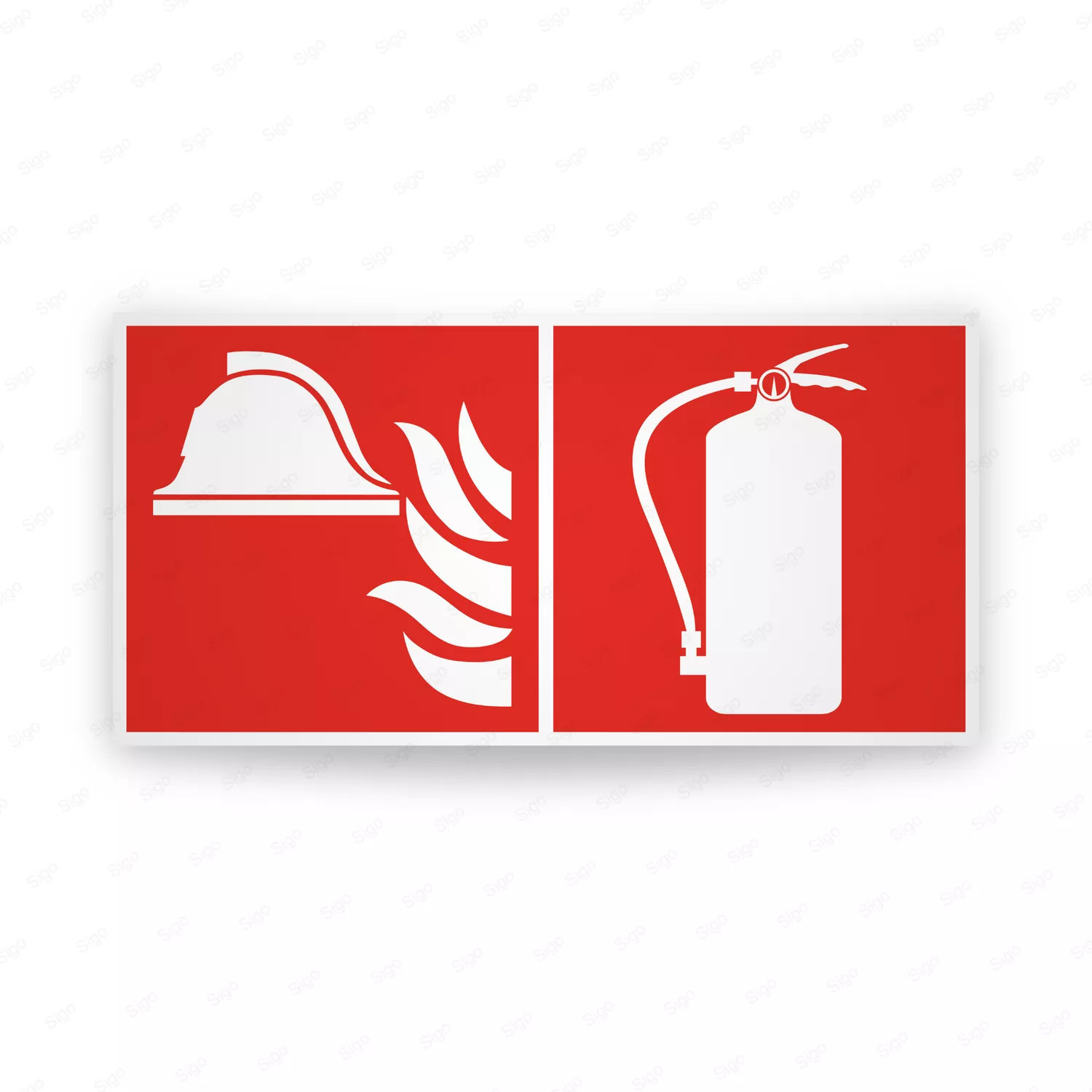 Codci Rótulo Contra Incendios - Equipo contra incendio/Extintor | Cod.CI-342