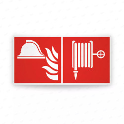 Rótulo Contra Incendios - Equipo contra incendio/Manguera de incendio | Cod. CI-343