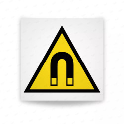 Rótulo de Atención - Atencion campo magnetico potente | Cod. AD-518