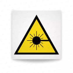 Rótulo de Atención - Atencion radiacion laser | Cod. AD-519