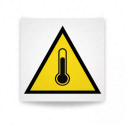 Rótulo de Atención - Peligro alta temperatura| Cod. AD-549