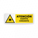 Rótulo de Atención -  Atencion agente occidante| Cod. AD-732