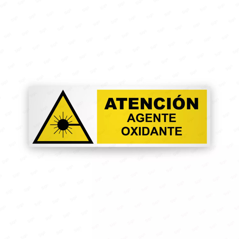 Rótulo de Atención -  Atencion agente occidante| Cod. AD-732