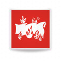 Rótulo Contra Incendios - Manta apagafuergo | Cod. CI-016