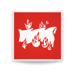 Rótulo Contra Incendios - Manta apagafuergo | Cod. CI-016