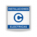 Rótulo Contra Incendios - Instalaciones electricas | Cod. CI-044