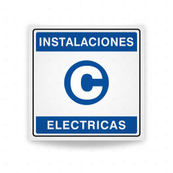 Rótulo Contra Incendios - Instalaciones electricas | Cod. CI-044