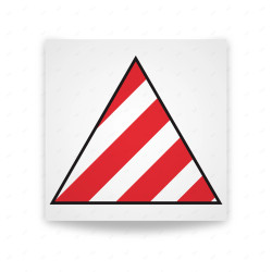 Rótulo Contra Incendios - Señal tipo baliza triangular| Cod. CI-047