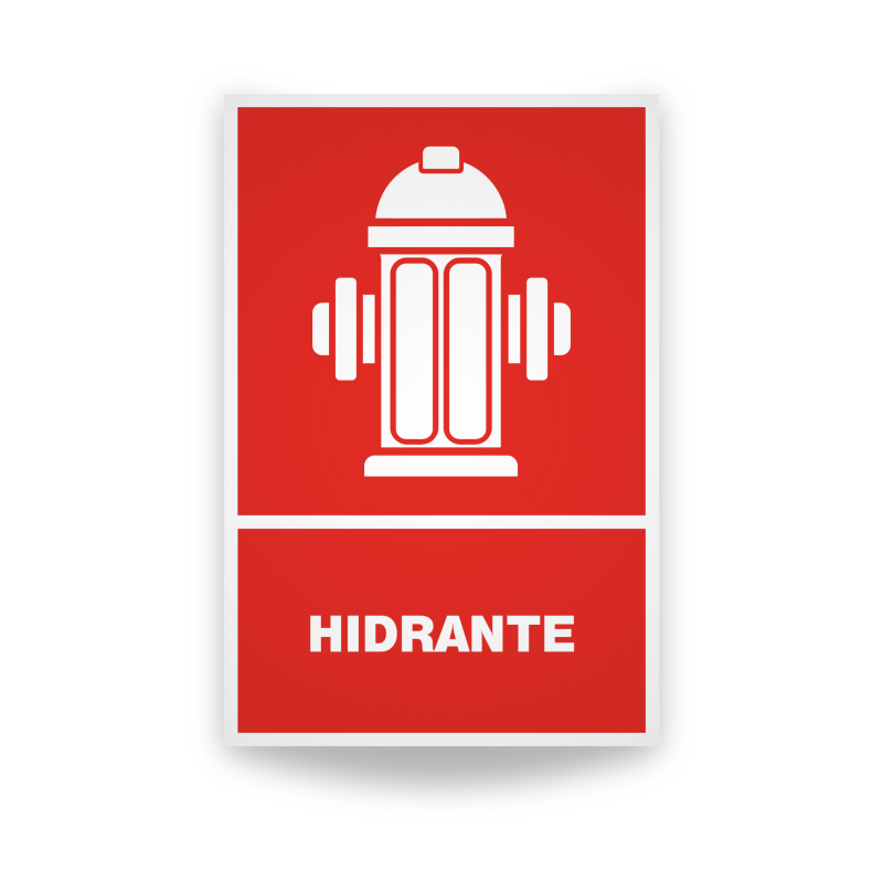 Rótulo Contra Incendios - Hidratante | Cod. CI-125, Señales de Incendio