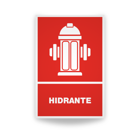 Rótulo Contra Incendios - Hidratante | Cod. CI-125, Señales de Incendio