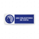Rótulo de Obligación - Uso obligatorio de cofia | Cod. OB-235