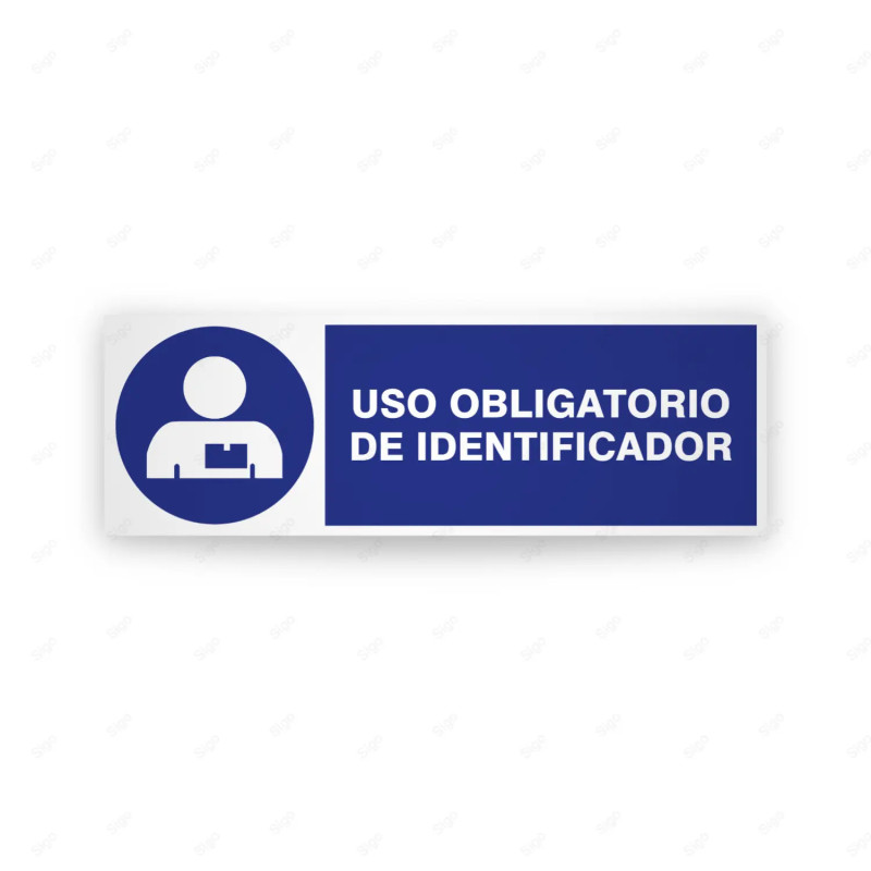 Rótulo de Obligación - Uso obligatorio de identificador| Cod. OB-249