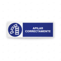 Rótulo de Obligación - Apilar correctamente | Cod. OB-276