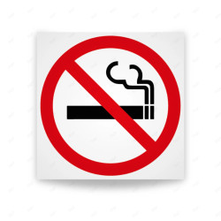 Rótulo de Prohibición - Prohibido fumar | Cod. PR-050