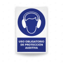 Rótulo de Obligación - Uso obligatorio de proteccion auditiva | Cod. OB-103