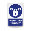 ‣ Uso obligatorio de candado de seguridad | SIGO