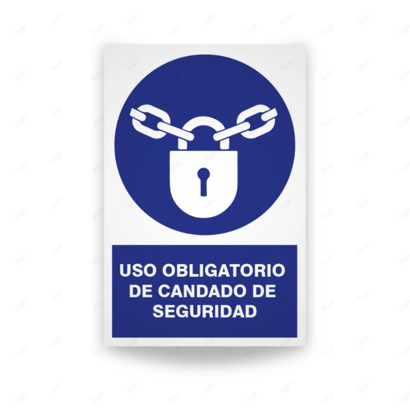 ‣ Uso obligatorio de candado de seguridad | SIGO