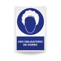 Rótulo de Obligación - Uso obligatorio de gorra | Cod. OB-137, Señales de Obligación