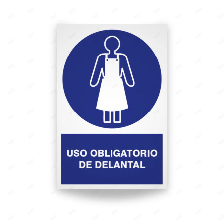 ‣ Rótulo Obl: Uso obligatorio de delantal | SIGO