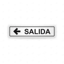 ‣ Rótulo Vial Direccional Sótano Izq. Blanco... | SIGO