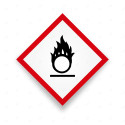 Rótulo Rombo Químico - Sustancias Comburentes | Cod. RQI - 7, Rótulos Rombos Químicos
