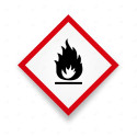 Rótulo Rombo Químico - Sustancias Inflamables | Cod. RQI - 9, Rótulos Rombos Químicos