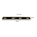 Tope Largo Para Estacionamiento Vulcanizado| SIGO