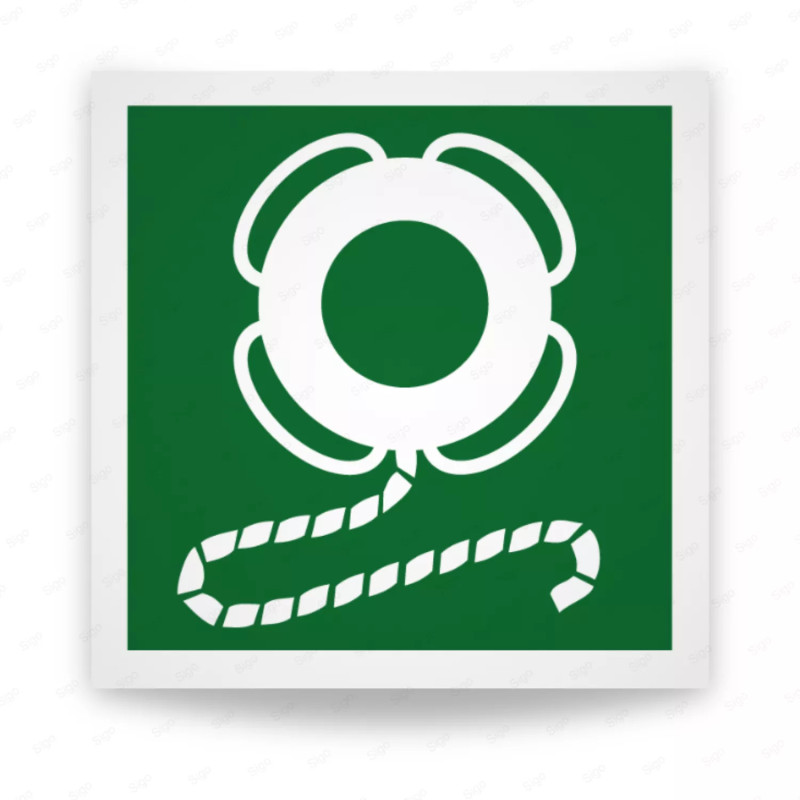 ‣ Aro Salvavidas con Rabiza | Seguridad Marítima | SIGO