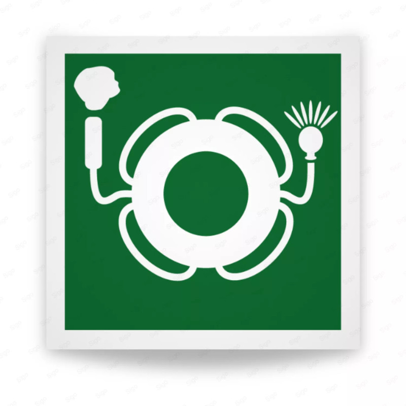 ‣ Aro Salvavidas con Luz y Fumígeno Eficaz | SIGO