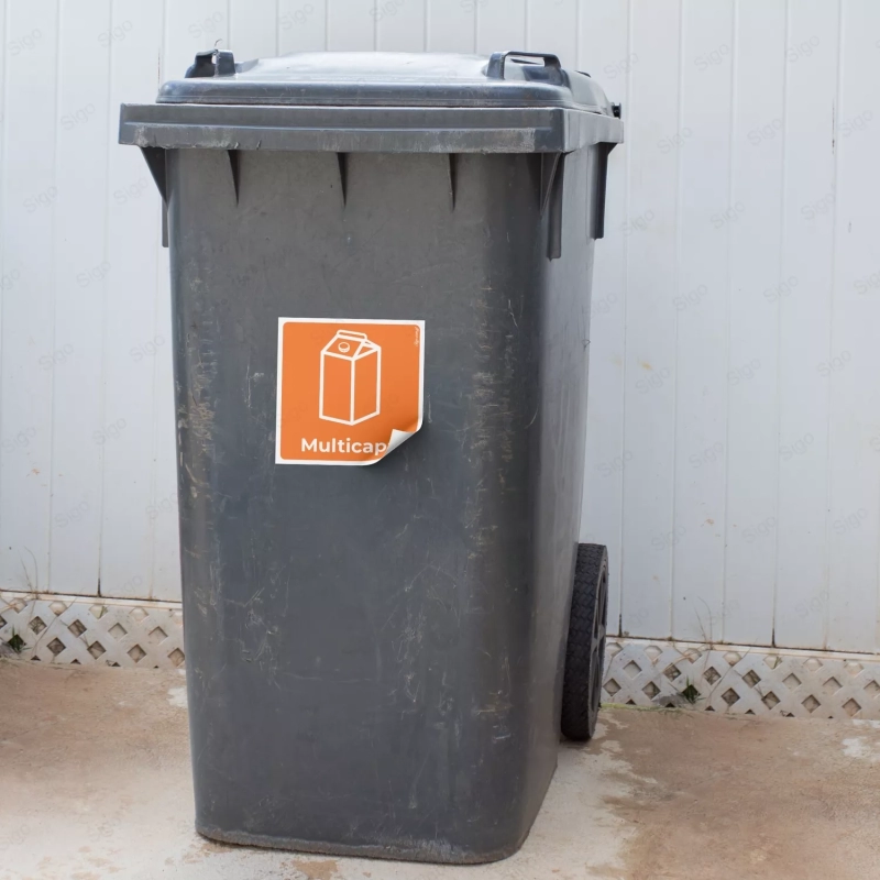 Sticker Reciclaje | Multicapa, Rótulos de Reciclaje