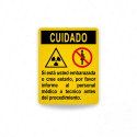 Rótulo de Cuidado - Prohibido Embarazadas | Cod. CUI-7, Rótulos de Cuidado