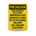 Rótulo de Precaución - Reglamento de la OSHA | Cod. PRE - 7, Rótulos de Precaución