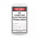Tarjeta de Seguridad - No Conectar Electricista Trabajando | Cod. TJ - 1, Inicio