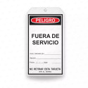Tarjeta de Seguridad - Fuera de Servicio | Cod. TJ - 11, Inicio