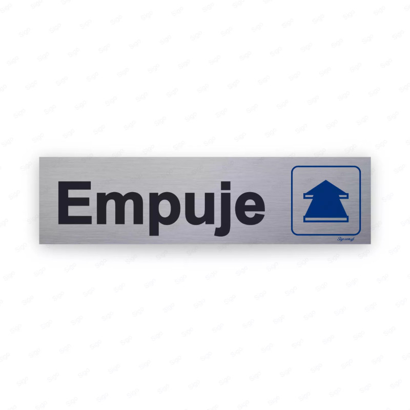 ‣ Rótulo Aluminio Empuje Horiz... | SIGO