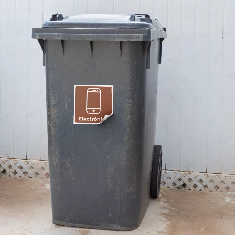 Sticker Reciclaje | Electrónico, Rótulos de Reciclaje