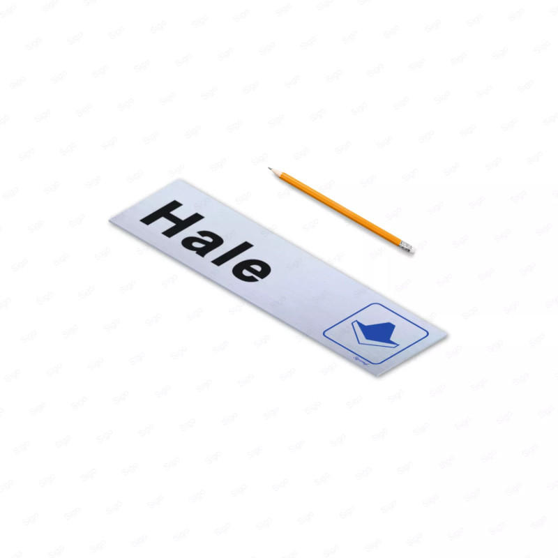 ‣ Rótulo Aluminio Hale Horiz... | SIGO