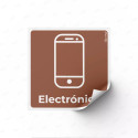 Sticker Reciclaje | Electrónico, Rótulos de Reciclaje