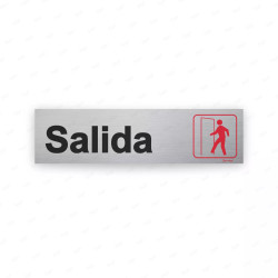 ‣ Rótulo Aluminio Salida Horiz... | SIGO